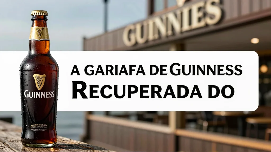 A Garrafa de Guinness Recuperada do Naufrgio Pode Redesenhar o Mercado das Cerve