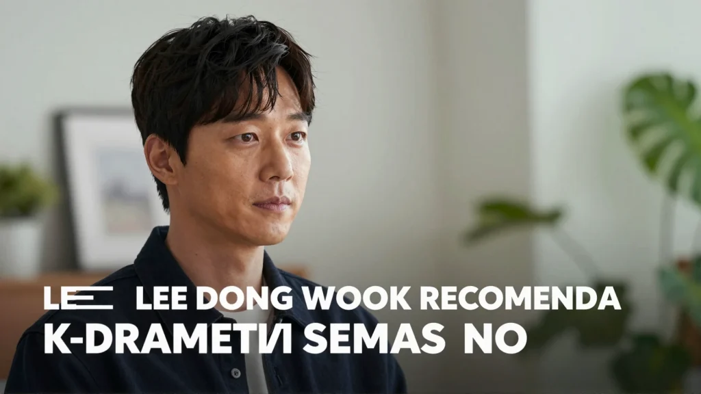 Lee Dong wook recomenda Kdramas no Streaming esta Semana