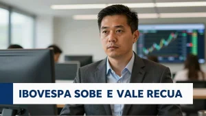Ibovespa sobe e Vale recua mercado financeiro reage aps dados positivos