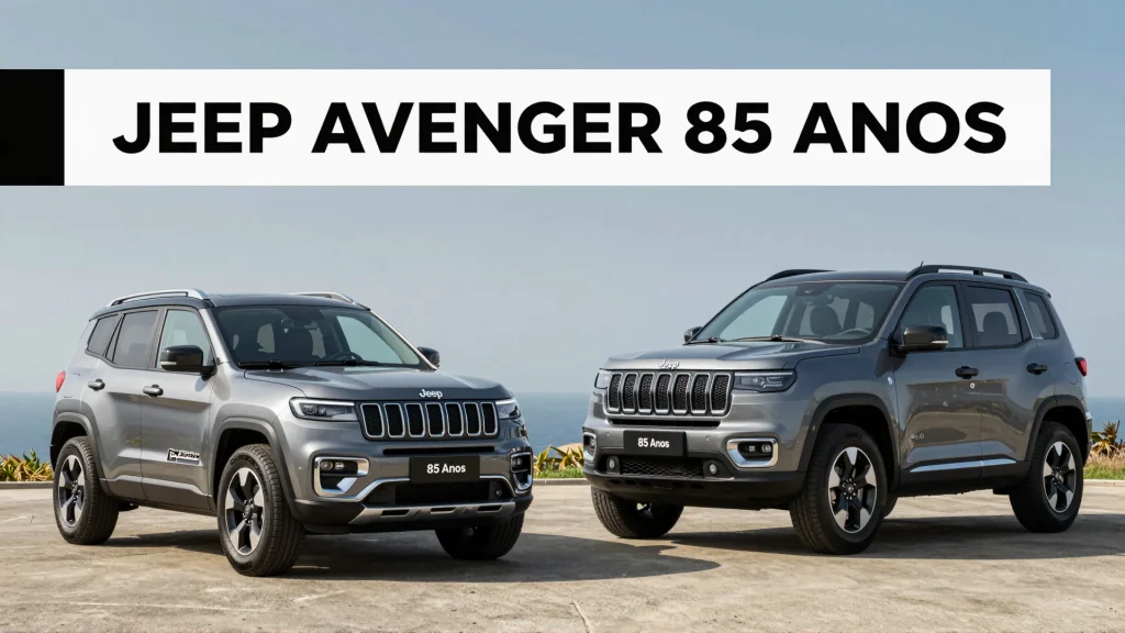Jeep Avenger 85 Anos edio limitada chega s concessionrias por R 142990