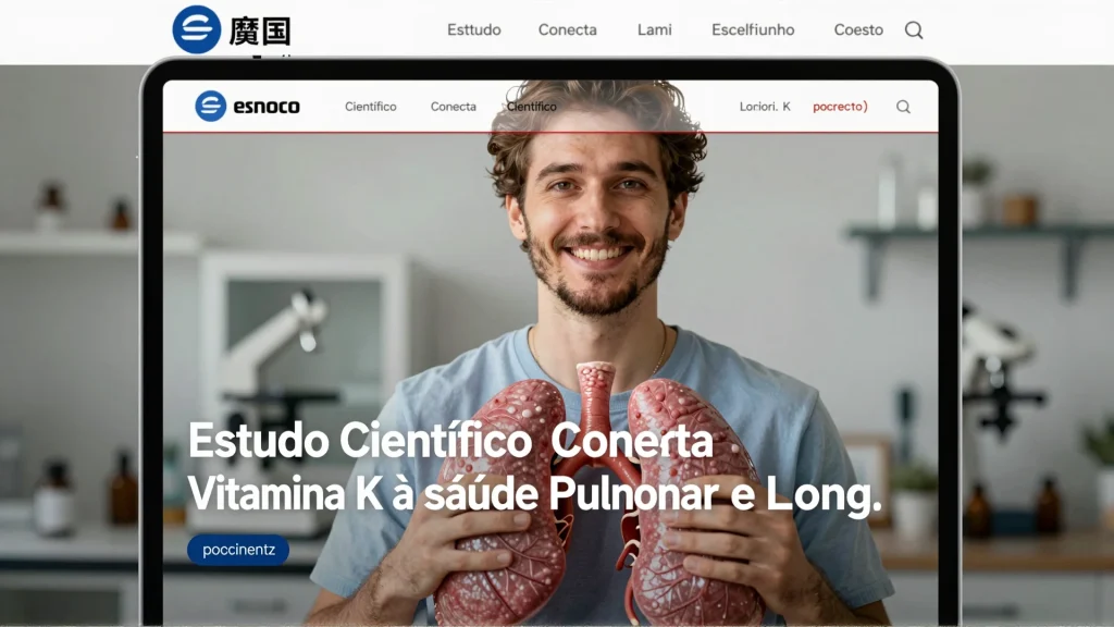 Estudo Cientfico Conecta Vitamina K  Sade Pulmonar e Longevidade