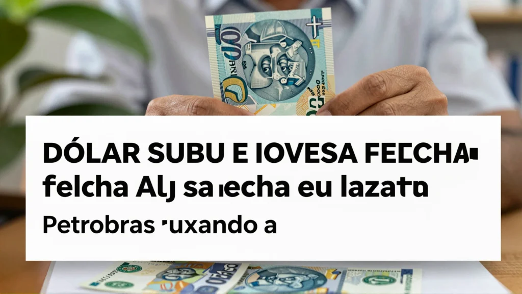 Dlar subiu e Ibovespa fecha em alta com Petrobras puxando as aes