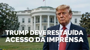 Trump deve restaurar acesso da imprensa ao White House o que isso significa para