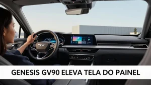 Genesis GV90 eleva tela do painel e revoluciona a experincia de entretenimento a