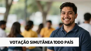 Votao simultnea todo pas como votar hoje no Brasil