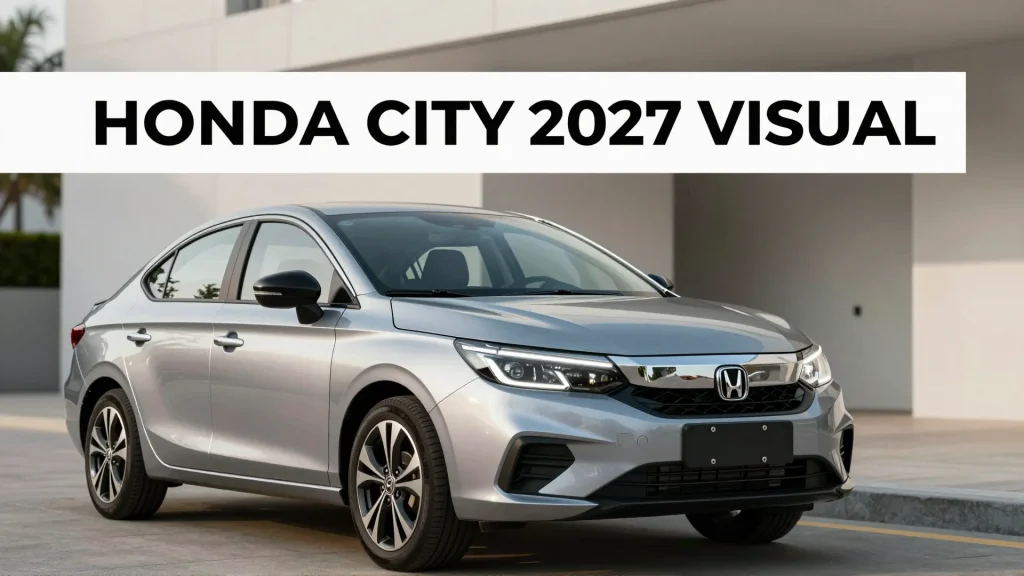 Honda City 2027 visual A nova gerao promete economia sem hibridizao