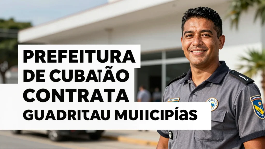Prefeitura de Cubato contrata Guardas Municipais com salrio superior a R 6 mil