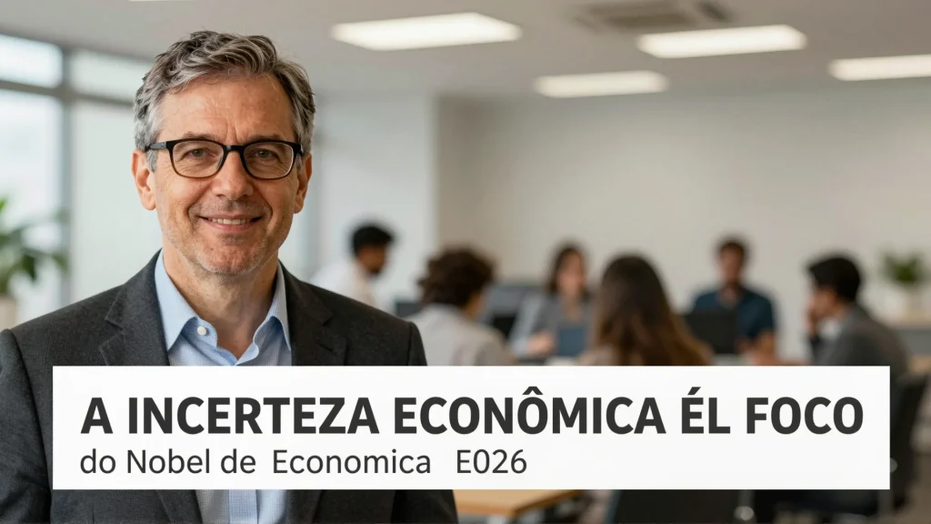 A incerteza econmica  o foco do Nobel de Economia de 2026 prmio entregue a Rober