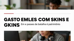 Gasto em games com skins e passes de batalha  patrimnio protegido pelo consumido